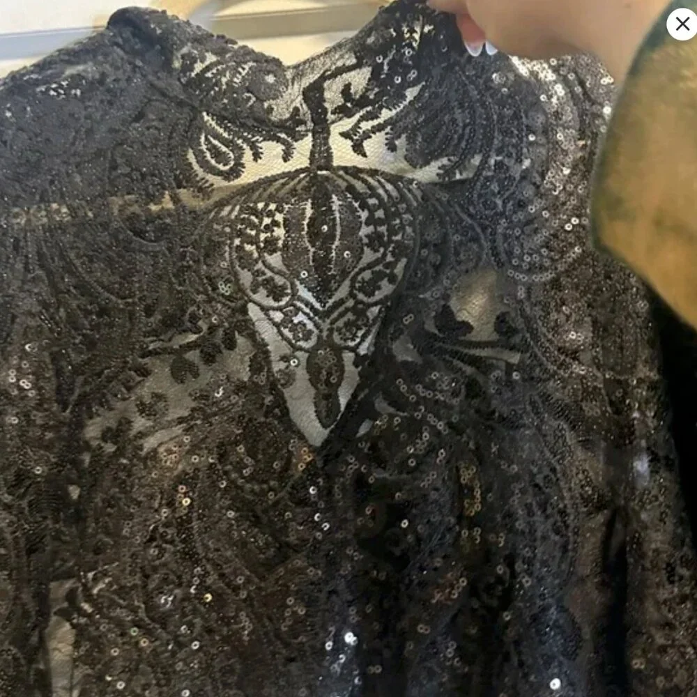 Eloquii Embellished Victorian Gothic Dress - Tortured Poets Society Vibe SZ 20 - Picture 2 of 5